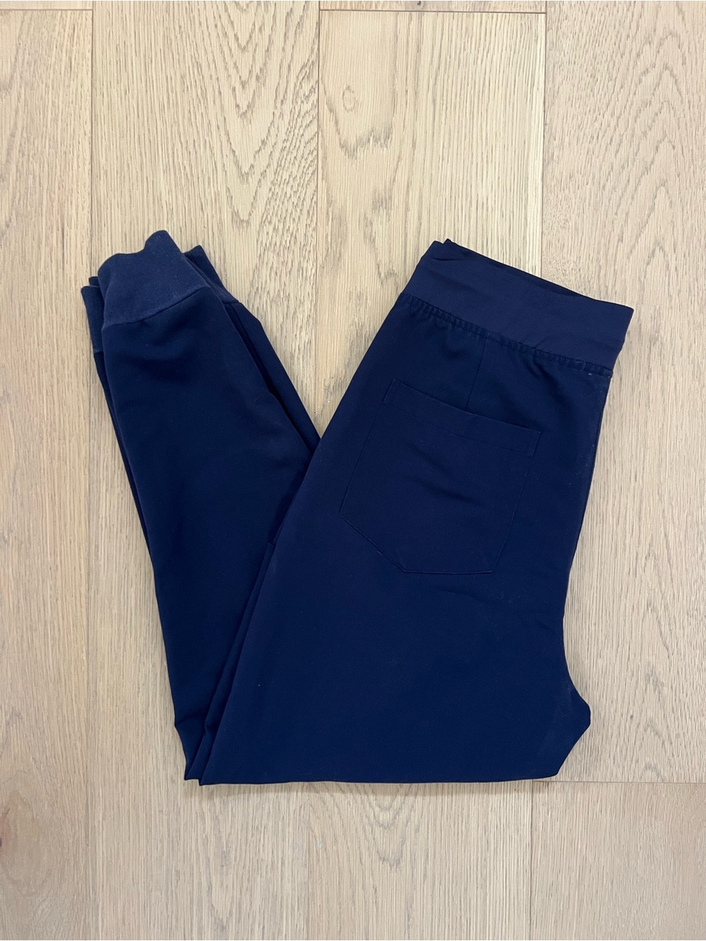 Mandala Navy Cargo Scrubs Petite